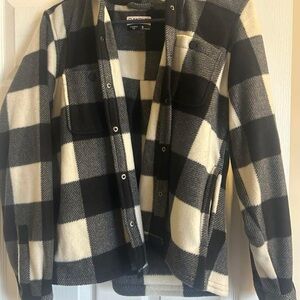 Magellan Outdoors Black and White Plaid Jacket